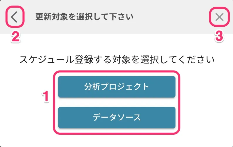 オブジェクト選択