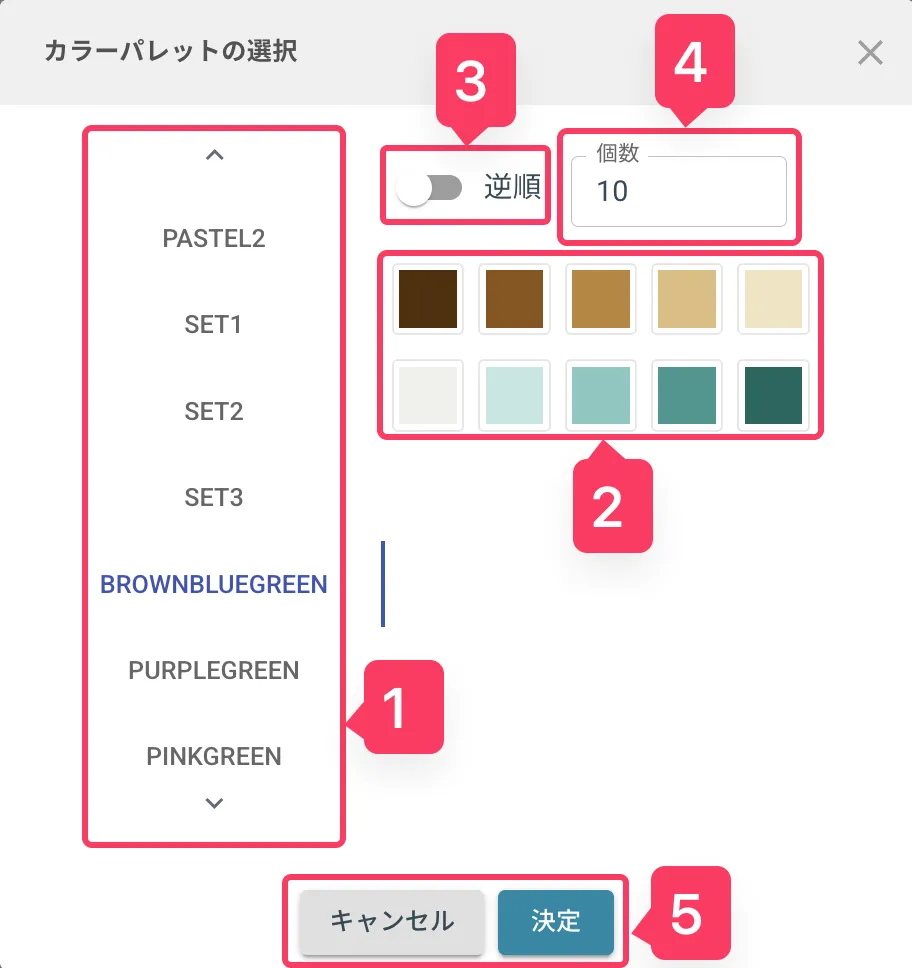カラーパレット